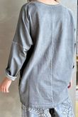 Original Hippie Sweatshirt Vintage Wash Charcoal